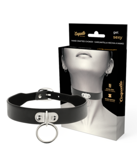 COLLAR  CHIC DESIRE   Collar de cuero vegano, ajustable, elegante y sensual