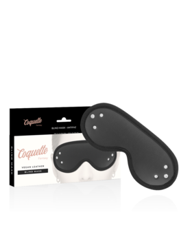 CHIC DESIRE 0 FANTASY Masque bdsm en cuir vegan ajustable et sensuel.