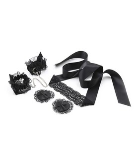 KIT ERÓTICO DE RENDA Conjunto de renda bondage: sensualidade e aventura para casais