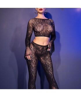 CR 4648 TOP &A Set senza cuciture, confortevole ed elegante, perfetto per tutte le donne.