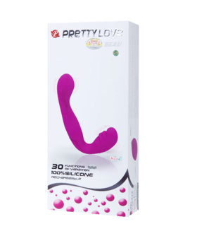 PURPLE RING Rechargeable Hybrid Harness: Strap-Free Double Delight