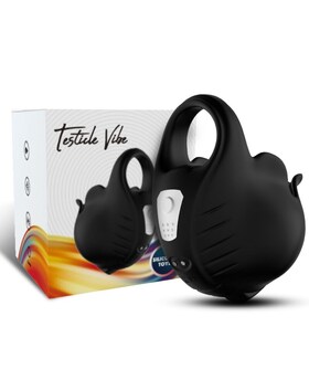 Cupping Anillo vibrador con 81 modos, silicona médica, recargable