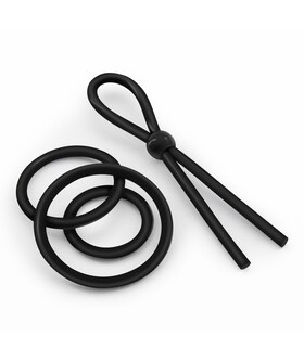 DALTONS SET Ensemble de 4 anneaux en silicone pour booster vos érections