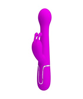 DEJON VIBRADOR RABBIT 3 EM 1 M Vibrador com múltiplas funções para estimulação dual