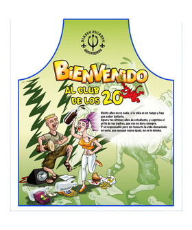 APRONS 20 YEARS Fantastic apron featuring playful illustrations