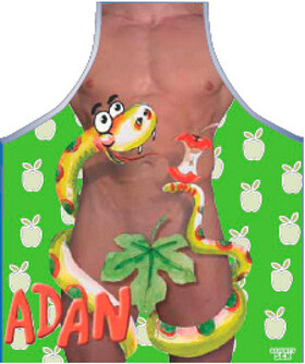 DELANTAL ADAN Ideal for giving at bachelor or bachelorette parties