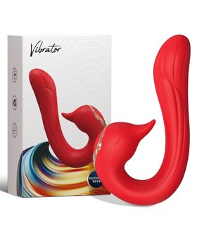 GOLFINHO VIBRADOR MULTIPOSIÇÃO Vibrador versátil com 9 modos, submersível, silicone premium