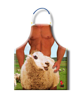 SPICY DEVIL RAUNCHY Polyester Apron with a Sizzling Design