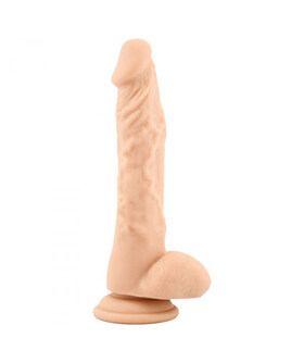 DILDO EM SILICONE REAL SAFE LO Dildo realista em silicone com ventosa para diversão sem mãos