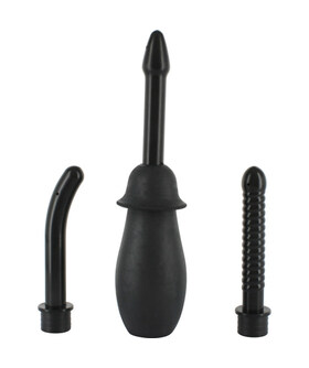 DOUCHE Pulitore anale facile da usare con 3 beccucci adattabili