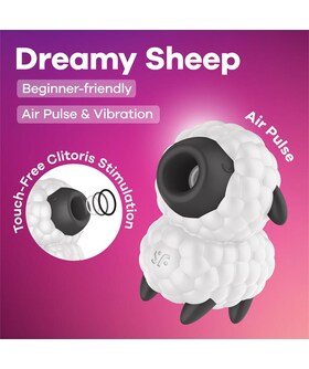 DREAMY SHEEP SUCCIONADOR Scopri il nostro Dreamy sheep, un succionatore con vibrazione che ti farà vivere un'esperi