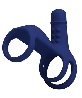 TITAN GRIP Cabestrillo vibratorio: se ajusta al pene, 10 modos vibración