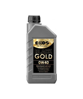 EROS BLACK GOLD Lubrificante a base d'acqua, scorrevole come seta, adatto a lunghe sessioni di piacere, se