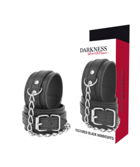 CINGHIE IN PELLE Manette bondage in pelle PU e metallo senza nichel, sicure