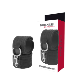 NEOPRENE ATTACCO Manette BDSM, comode e regolabili, con una morbida fodera in seta senz'altro unica nel suo