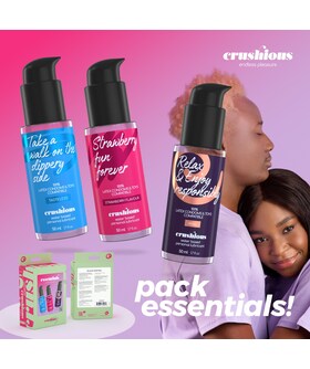 ESSENTIALS CRUSHIOUS Lubrificanti unisex a lunga durata, sicuri e discreti