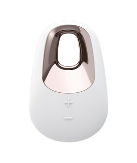 WHITE TEMPTATION Vibrador sofisticado e potente com 15 modos, compacto e à prova de água