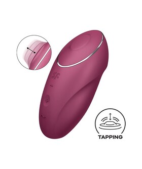 SATISFYER TAP & Vibrador com vibração e movimento pulsante, design ergonómico