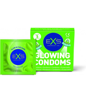 EXS GLOW Lubricante acuoso duradero, no pegajoso, seguro con látex