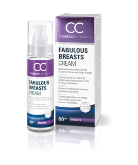 FABULOUS BREASTS CREAM Creme natural reafirmante para seios, de rápida absorção