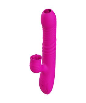 FANNY Vibrador inovador com 20 modos, empurrão, rotação e aquecimento