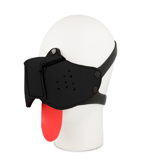 MUSÈLIÈRE COULEUR NOIR Masque / muselière pour chiens pour jeux fétichistes