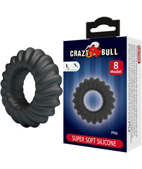 ANILLO IN SILICONE FITZ MODELLO 8 Anello in silicone per uomini; migliora le prestazioni sessuali