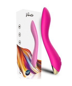 FLAMINGO VIBRADOR MULTIPOSIÇÃO Vibrador ergonómico em silicone premium e ABS