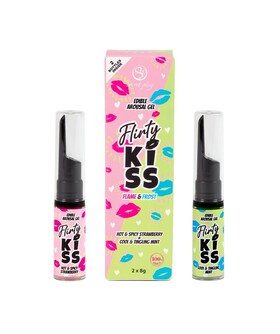 FLIRTY KISS Gel estimulante para casais: efeito quente e frio. Comestível