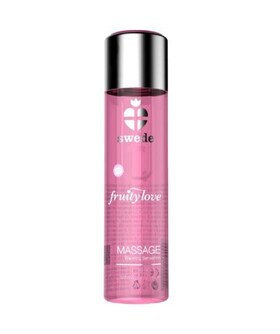 FRUITY LOVE SENSUAL Huile de massage aphrodisiaque aux arômes de fraises et de champagne