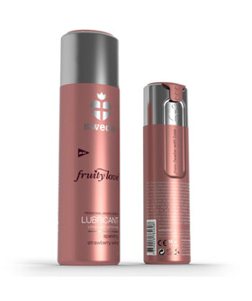 FRUITY LOVE AROUSE Lubrificante commestibile al gusto di fragole e champagne