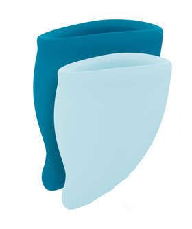 KIT TURQUESA <strong>Coupe menstruelle durable</strong>, protection 12h, silicone médicale