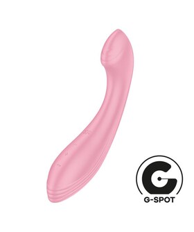 SATISFYER G-FORCE Vibrador para ponto G com 50 combinações, silicone seguro