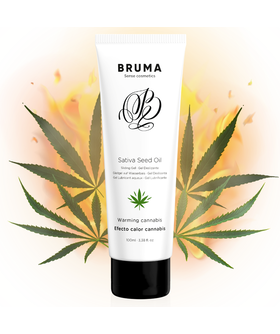 Gel deslizante con aceite de s Gel deslizante con calor, sabor cannabis; calidad y excitación