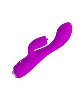 GLORIA VIBRADOR COELHO RECARGA Vibrador submersível de silicone com múltiplas funções
