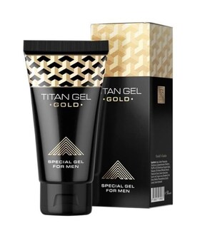 TITAN GOLD Gel erotico per lui: migliora l'erezione e intensifica le dimensioni