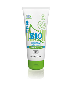 HOT BIO Lubrificante vegano, biologico, a base d'acqua, senza odore e senza colore