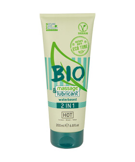 MASSAGEM BIO HOT Lubrificante e gel de massagem vegan. Suavidade e versatilidade