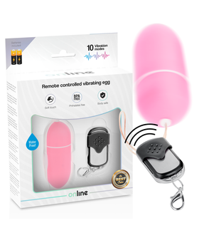 PULSE REMOTE EGG L Oeuf vibrant avec télécommande et 10 modes