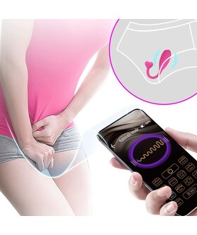 ŒUF VIBREUR PÊCHEUR ROSE Jouet sexuel innovant contrôlé par application