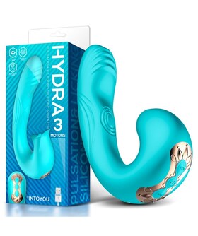 HYDRA PULSATOR Vibromasseur triple moteur, 7 modes de vibration, design ergonomique, étanche