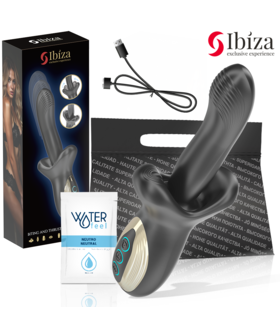 DARK LOTUS Vibrador mordedor com rotação, 3 motores e 10 modos
