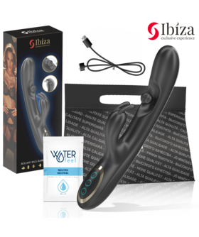 ESFERA Vibrador rabbit: 3 motores, esfera móvel, à prova de água
