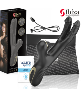 TWO DRAGONS Vibrador de dupla estimulação, com tapping e silicone premium