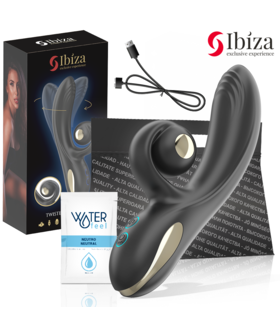 CARACOL Vibrador rotativo duplo com 10 modos e à prova d'água