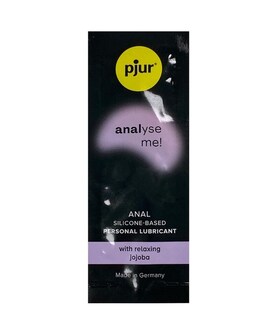 PJUR ANALYSE ME GEL RILASSANTE Monodose Lubrificante anale al silicone con jojoba rilassante