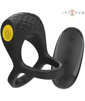 ALEX Anillo vibrador doble con control remoto, 10 modos y usb