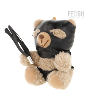 LUNO Mini BDSM teddy bear for use as a keyring or ornament