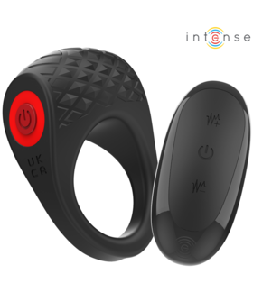 CLOVER Anillo negro con control remoto, 10 vibraciones, ergonómico, usb
