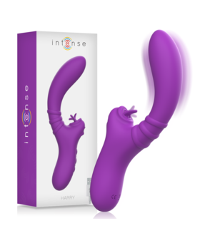HARRY Vibrador com silicone flexível, 20 modos e à prova de água